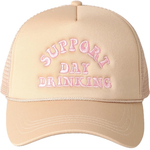 The Coconut Collective Support Day Drinking Trucker Hat - Picture 3 of 3